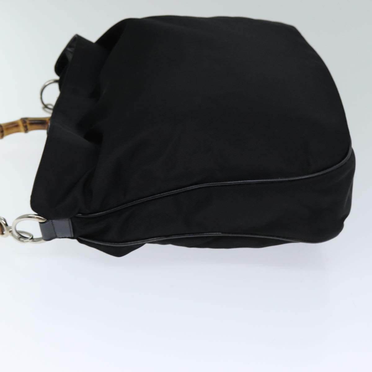 GUCCI Bamboo Shoulder Bag Nylon Brown 001 1998 1577 5 ep4477