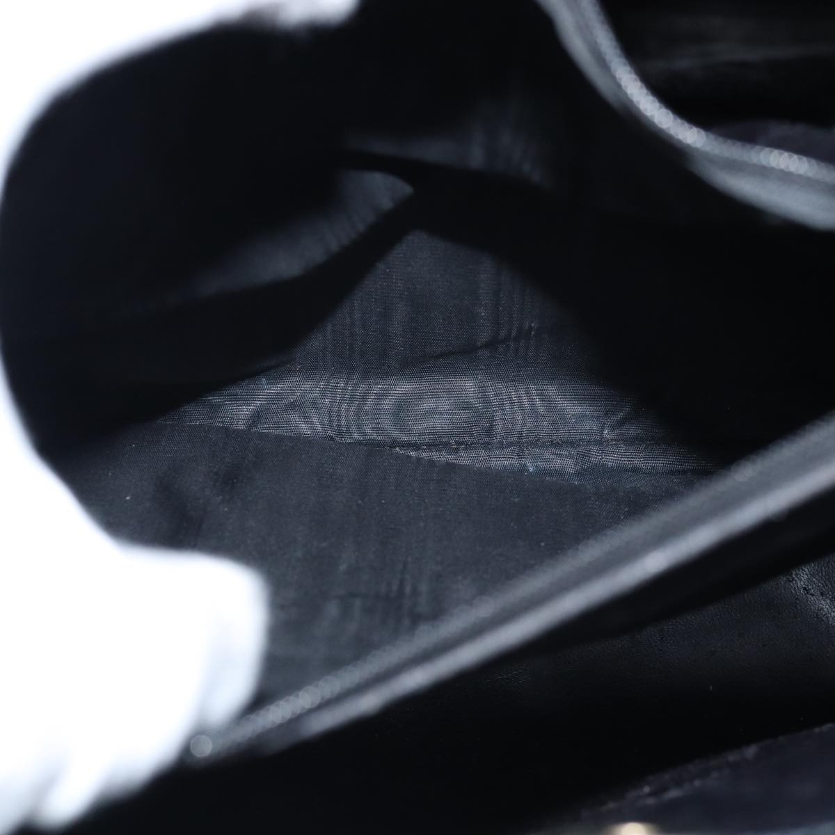 GUCCI Bamboo Hand Bag Leather Black 002 0260 2615 ep4498
