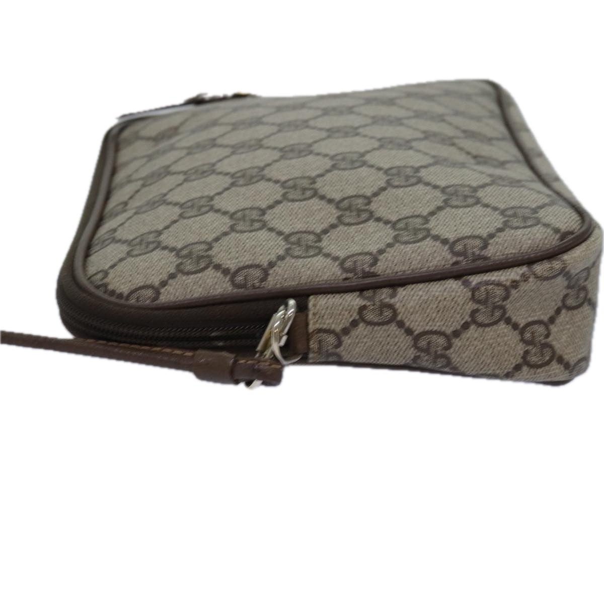 GUCCI GG Supreme Shoulder Bag PVC Beige 97 02 068 ep4507