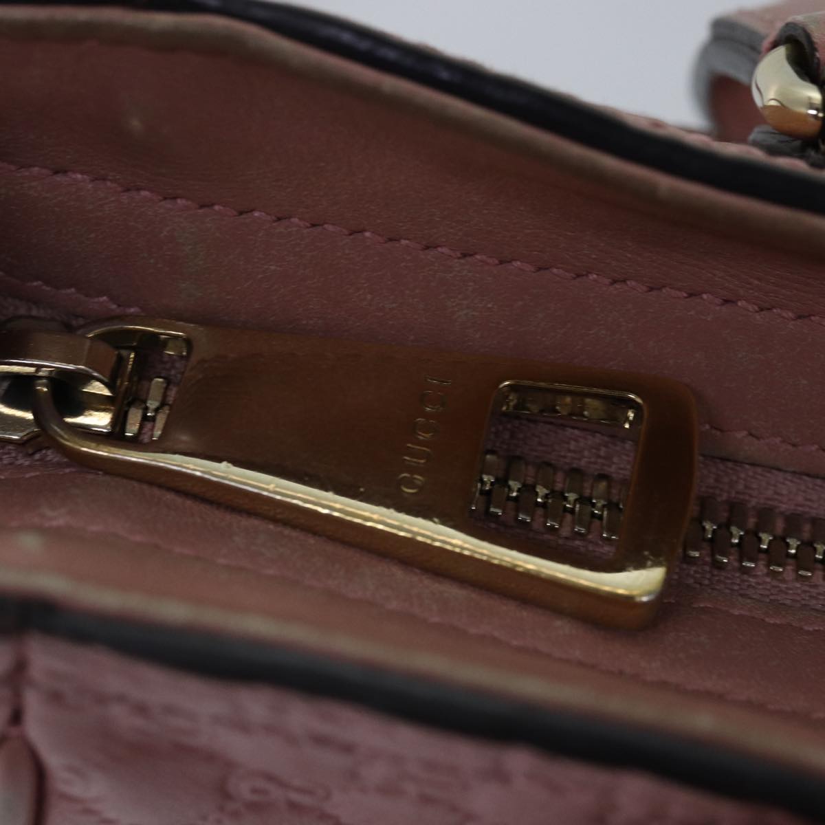 GUCCI Micro GG Canvas Guccissima Hand Bag Outlet 2way Pink 449241 ep4516