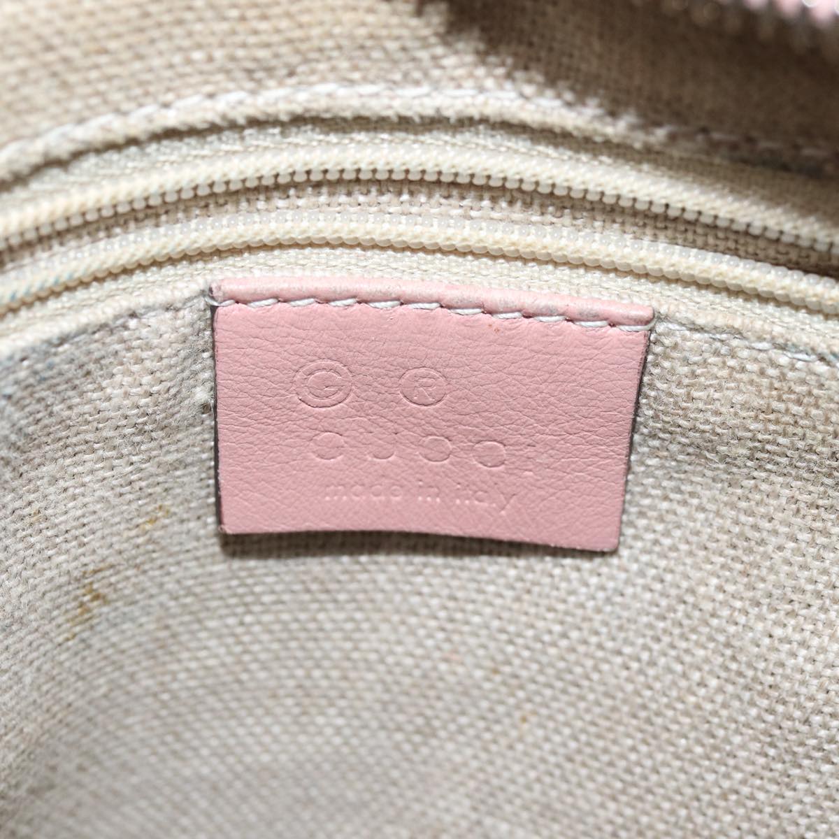 GUCCI Micro GG Canvas Guccissima Hand Bag Outlet 2way Pink 449241 ep4516