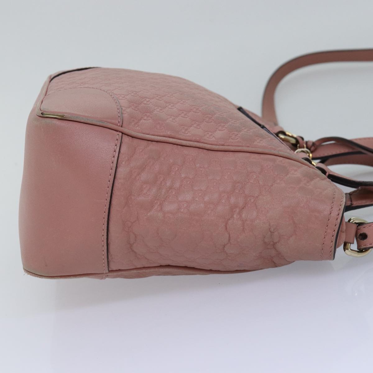 GUCCI Micro GG Canvas Guccissima Hand Bag Outlet 2way Pink 449241 ep4516