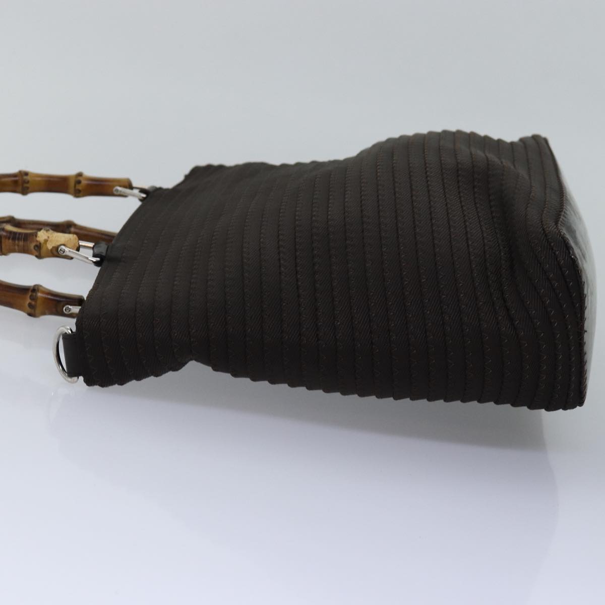 GUCCI Bamboo Shoulder Bag Canvas Brown 000 1998 0540 ep4524