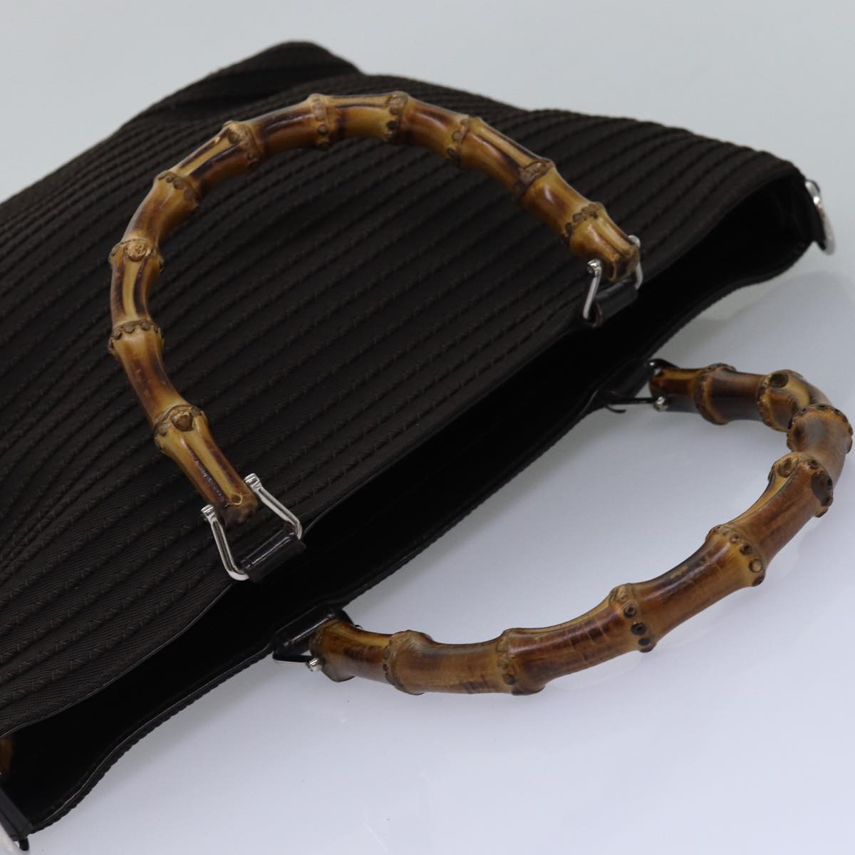 GUCCI Bamboo Shoulder Bag Canvas Brown 000 1998 0540 ep4524