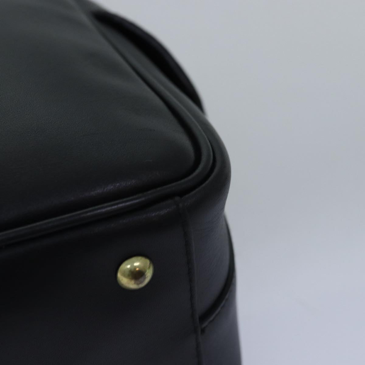 GUCCI Shoulder Bag Leather 2way Black ep4525