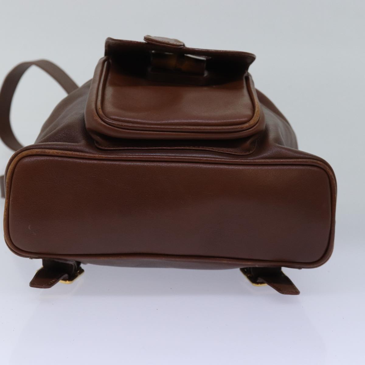 GUCCI Bamboo Backpack Leather Brown 003 3444 0030 ep4526