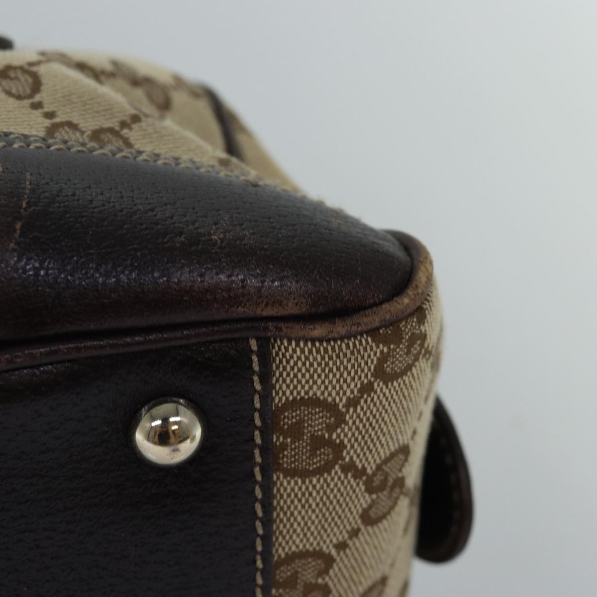 GUCCI GG Canvas Web Sherry Line Shoulder Bag Beige Red Green 161720 ep4532