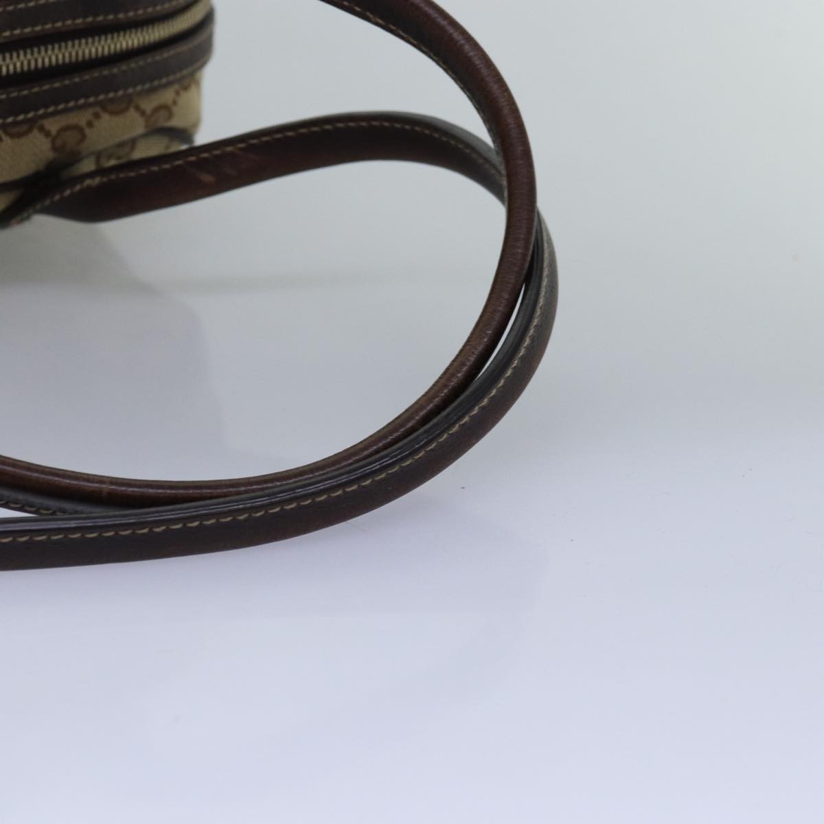 GUCCI GG Canvas Web Sherry Line Shoulder Bag Beige Red Green 161720 ep4532