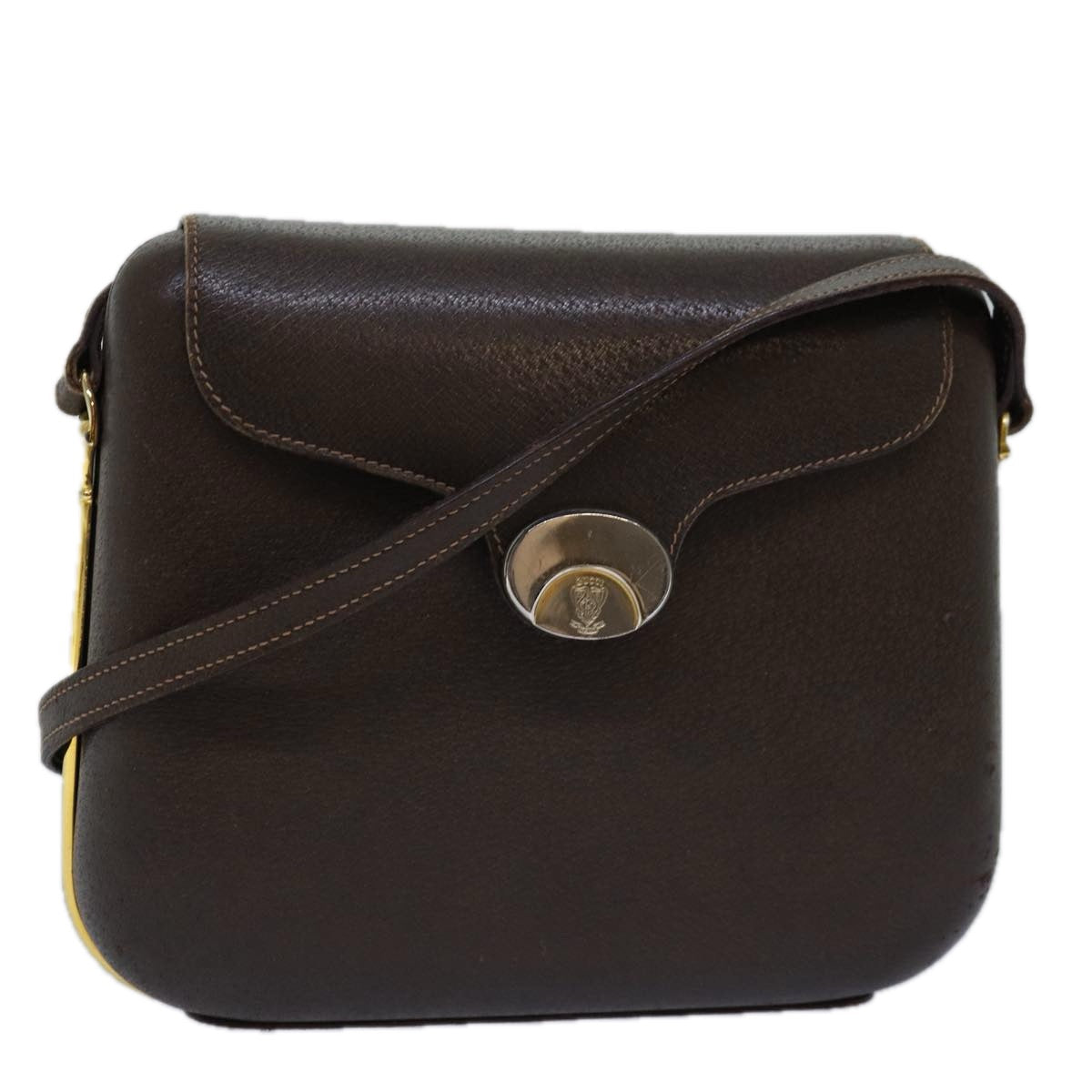 GUCCI Shoulder Bag Leather Brown 001 085 3041 ep4537