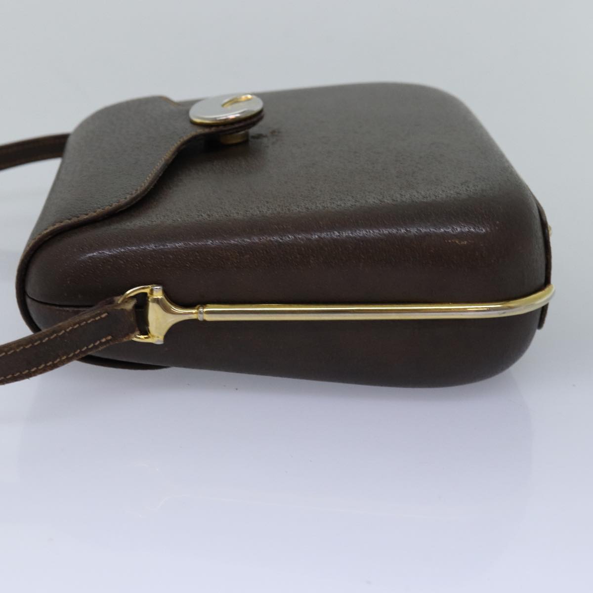 GUCCI Shoulder Bag Leather Brown 001 085 3041 ep4537