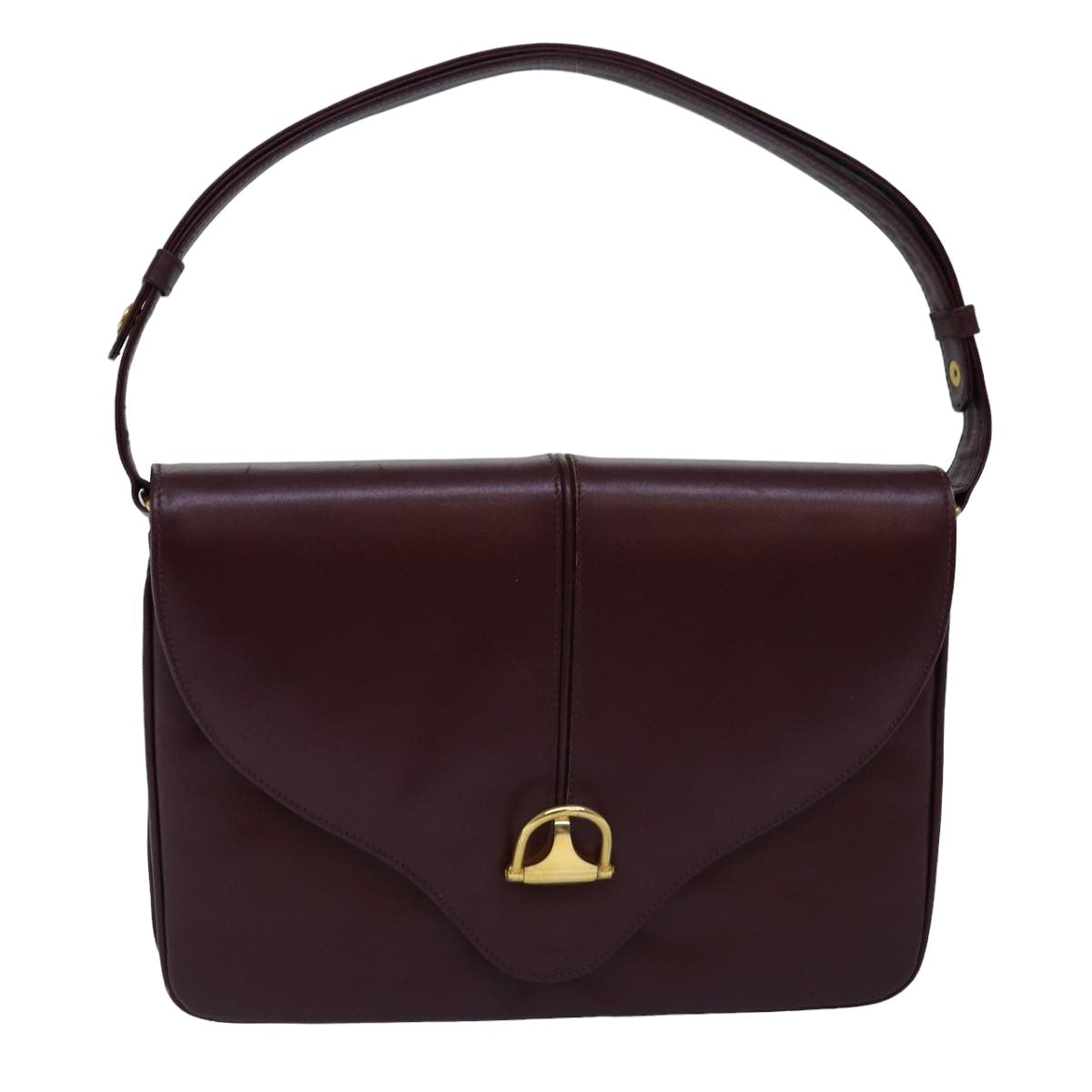 GUCCI Shoulder Bag Leather Bordeaux ep4539