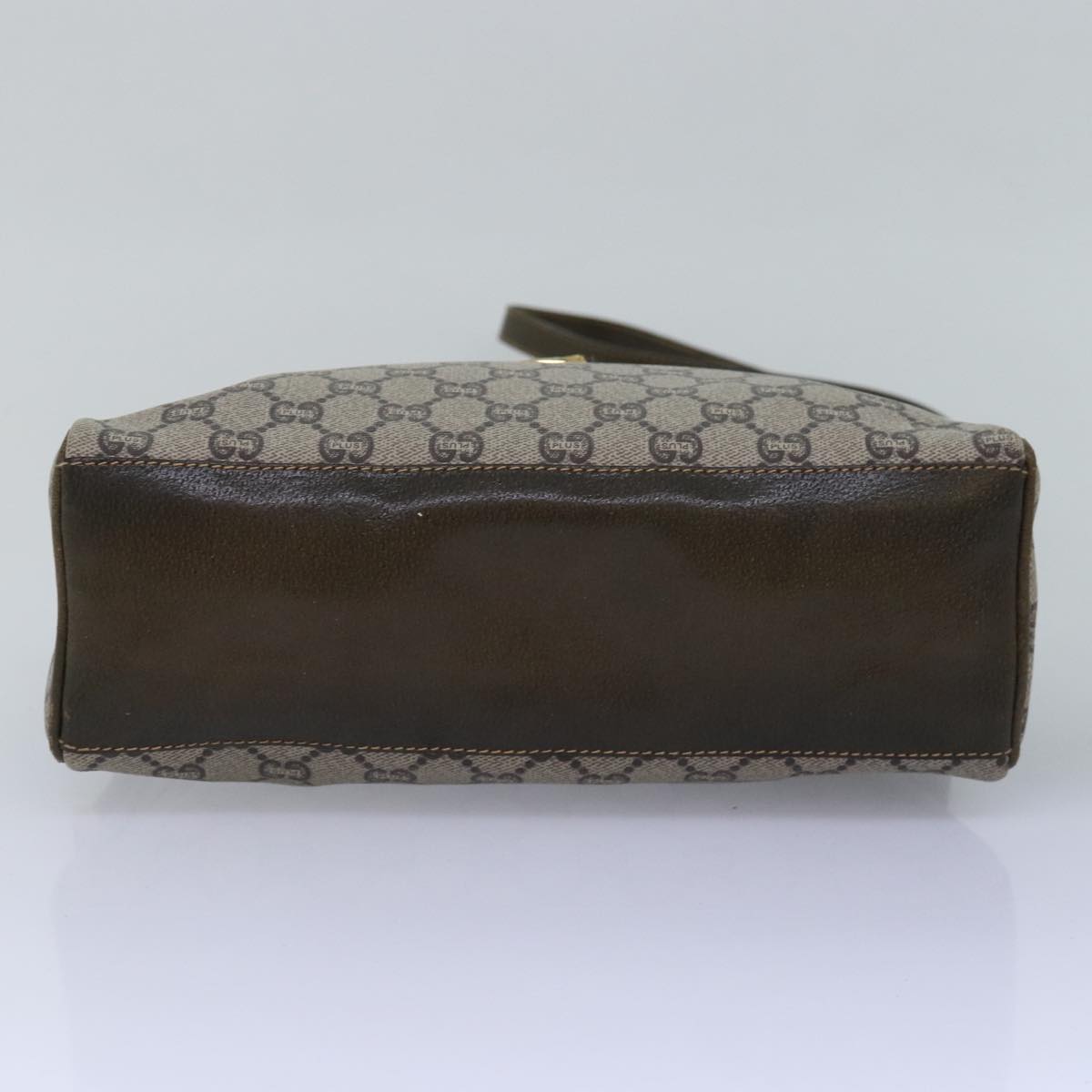 GUCCI GG Plus Supreme Shoulder Bag PVC Leather Beige ep4541