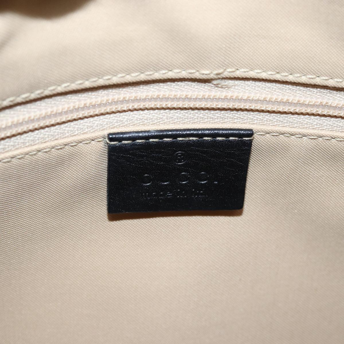 GUCCI Bamboo Shoulder Bag Nylon Black 35692 ep4545