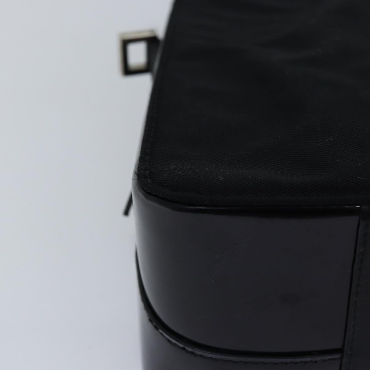 GUCCI Bamboo Hand Bag Nylon 2way Black 000 0828 2058 ep4550