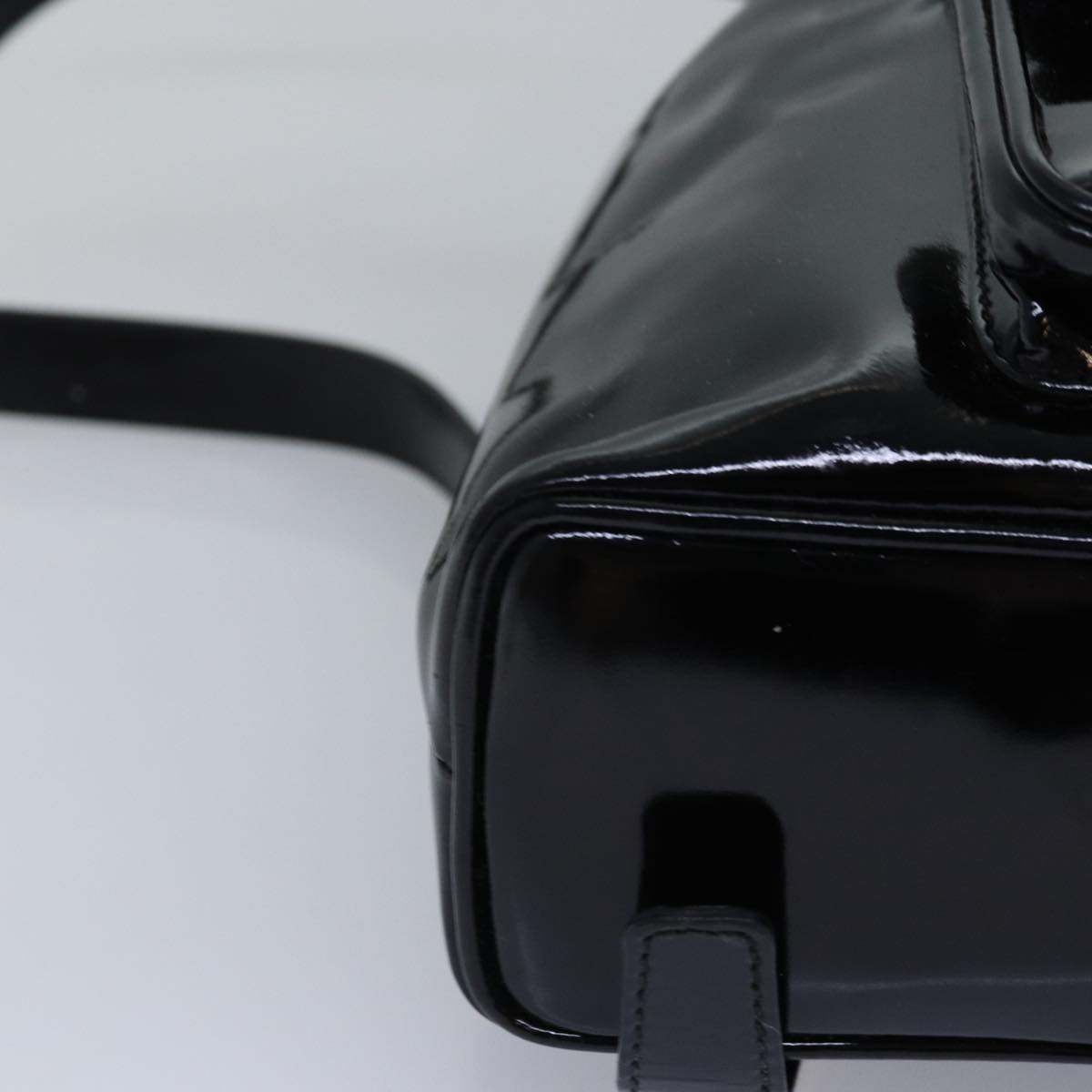 GUCCI Bamboo Backpack Patent leather Black 003 2058 0030 ep4556
