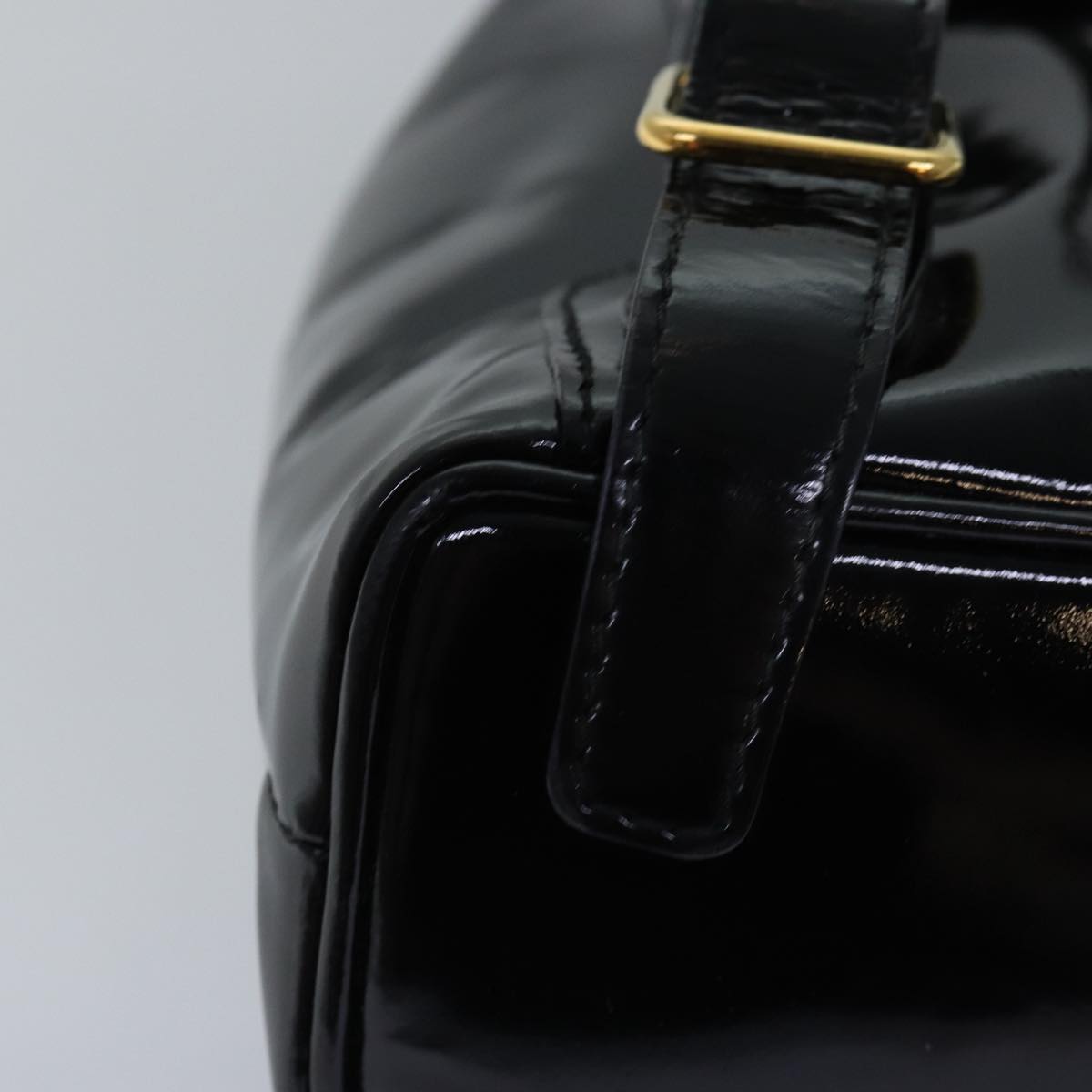 GUCCI Bamboo Backpack Patent leather Black 003 2058 0030 ep4556