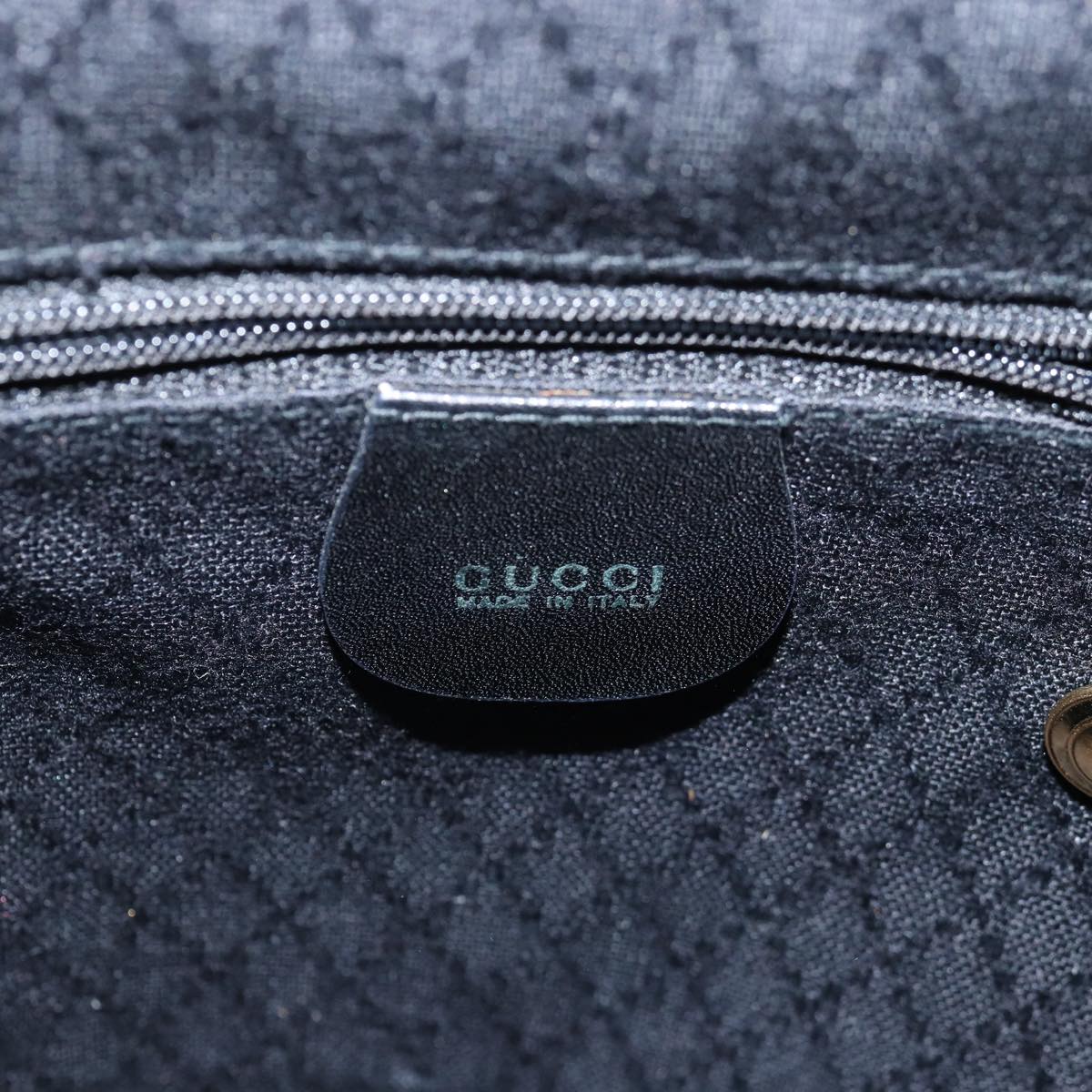 GUCCI Bamboo Backpack Patent leather Black 003 2058 0030 ep4556