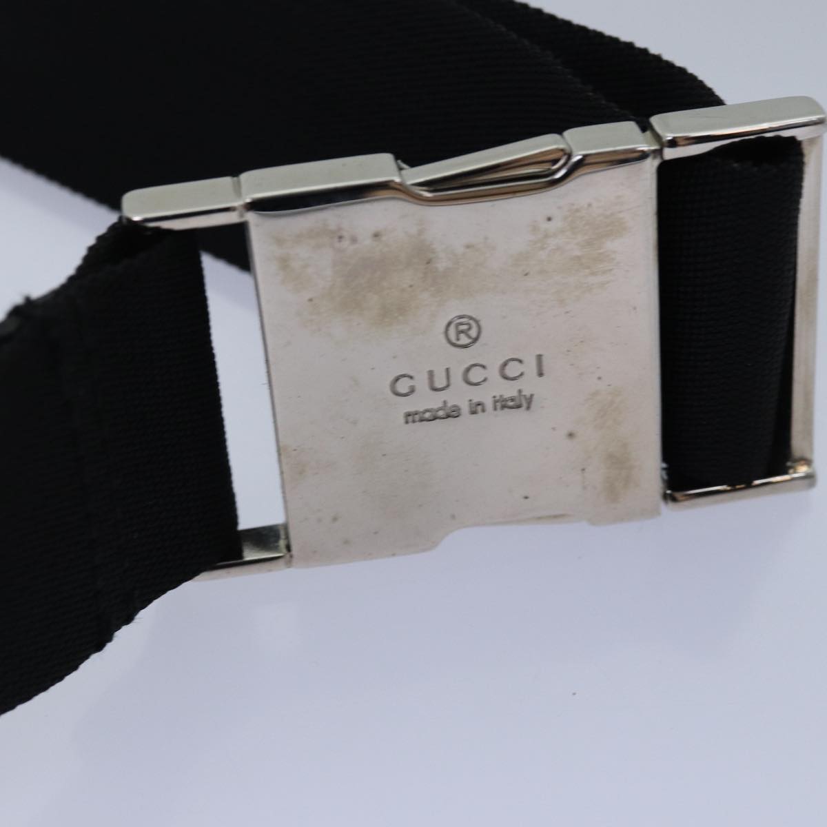 GUCCI GG Canvas Waist bag Black 28566 ep4558