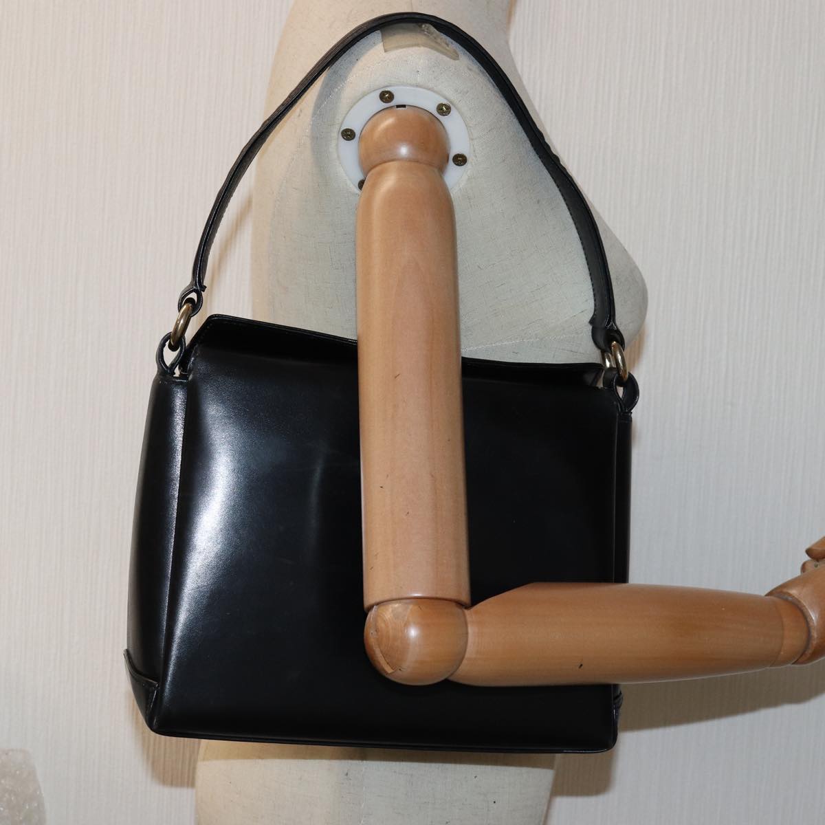 GUCCI Shoulder Bag Leather Black 000 110 0886 ep4561