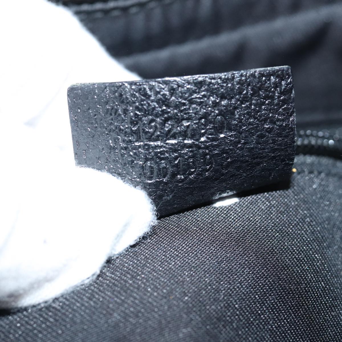 GUCCI GG Canvas Shoulder Bag Canvas Black 122790 001998 ep4562
