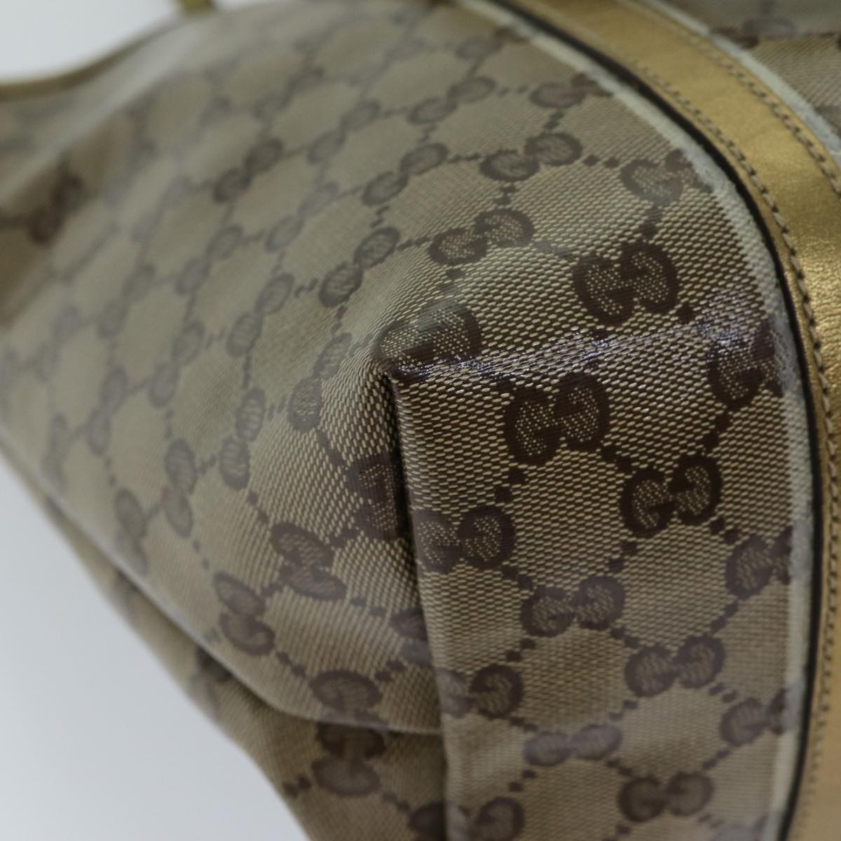 GUCCI GG Crystal Tote Bag Beige 197953 ep4566