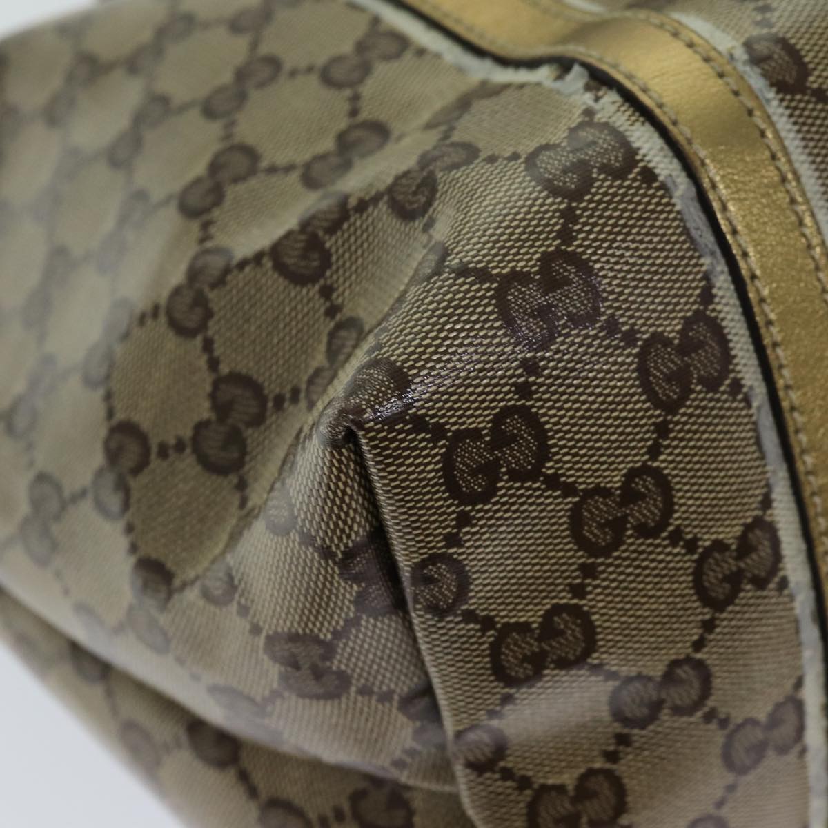 GUCCI GG Crystal Tote Bag Beige 197953 ep4566