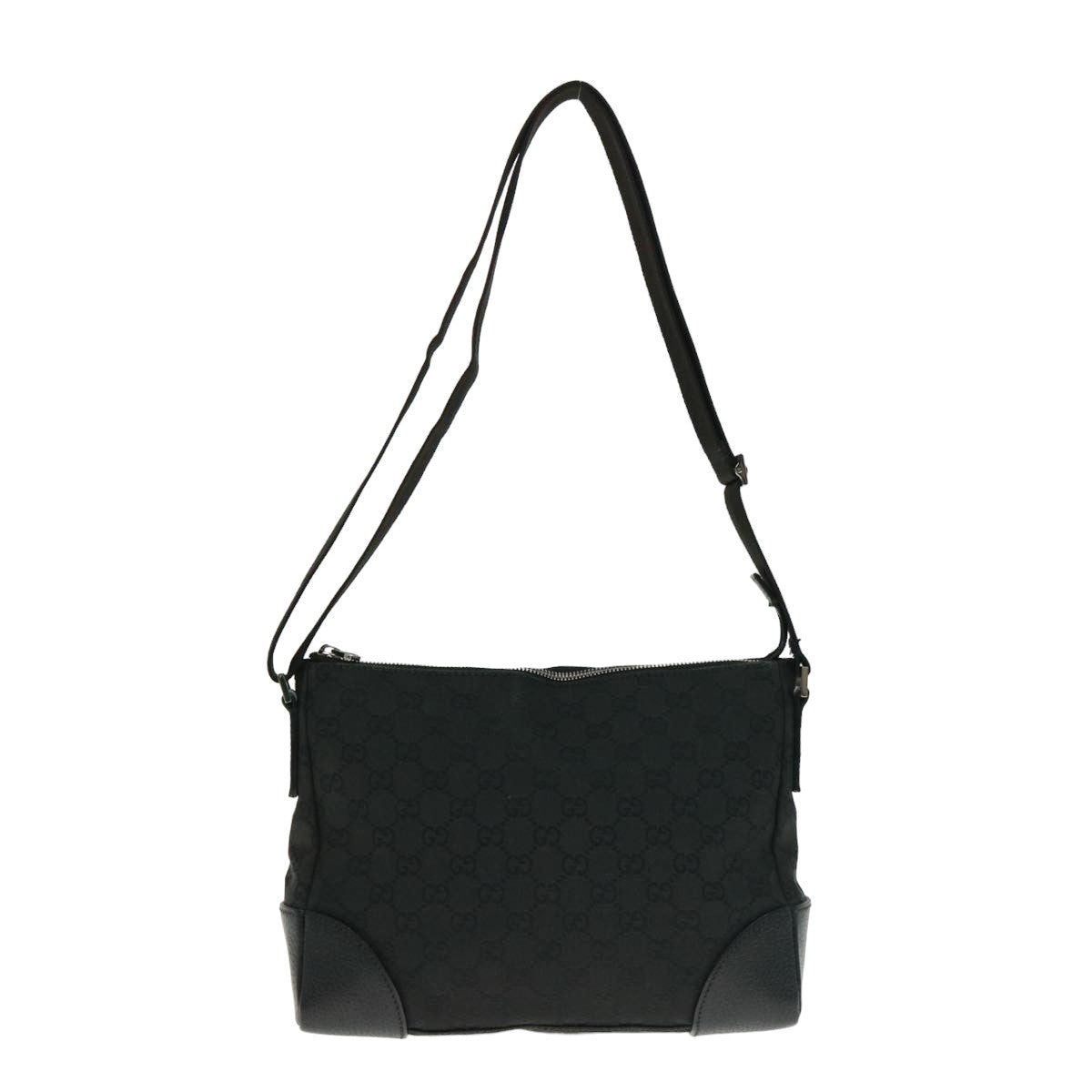 GUCCI GG Canvas Shoulder Bag Canvas Black 114273 ep4567