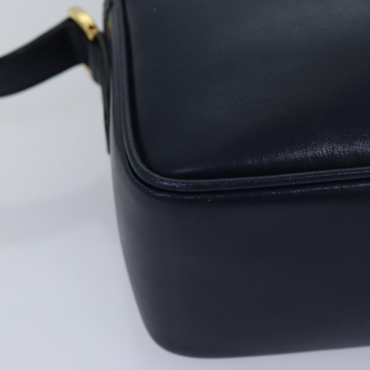 GUCCI Sherry Line Shoulder Bag Leather Navy 001 23 0942 ep4572