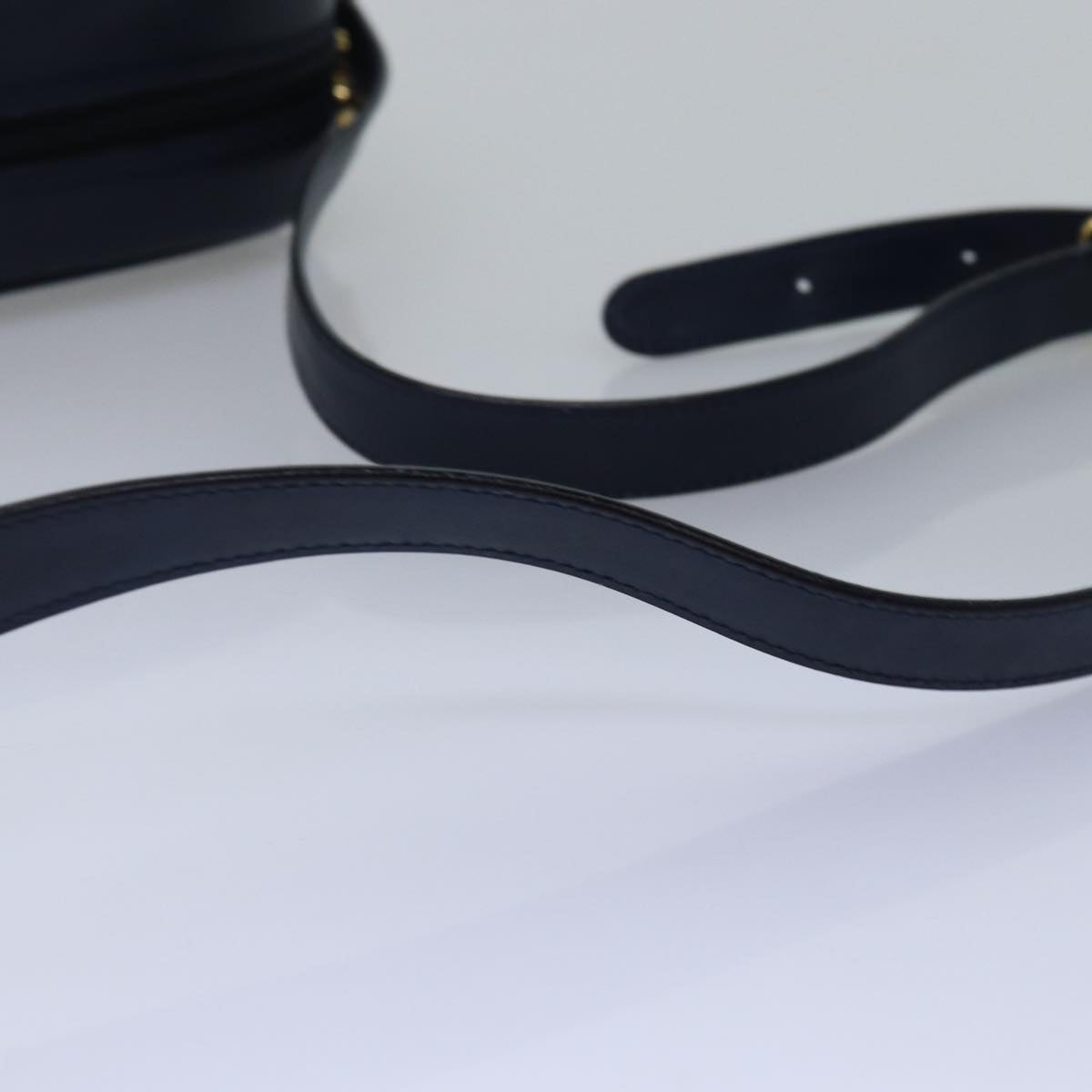 GUCCI Sherry Line Shoulder Bag Leather Navy 001 23 0942 ep4572