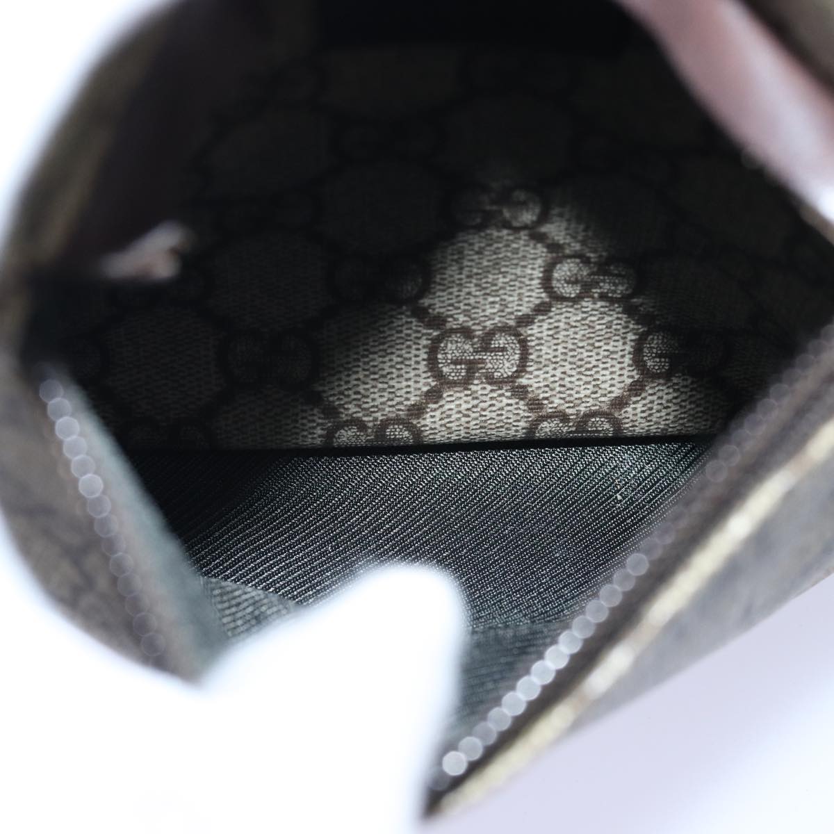 GUCCI GG Supreme Waist bag PVC Beige 28566 ep4576