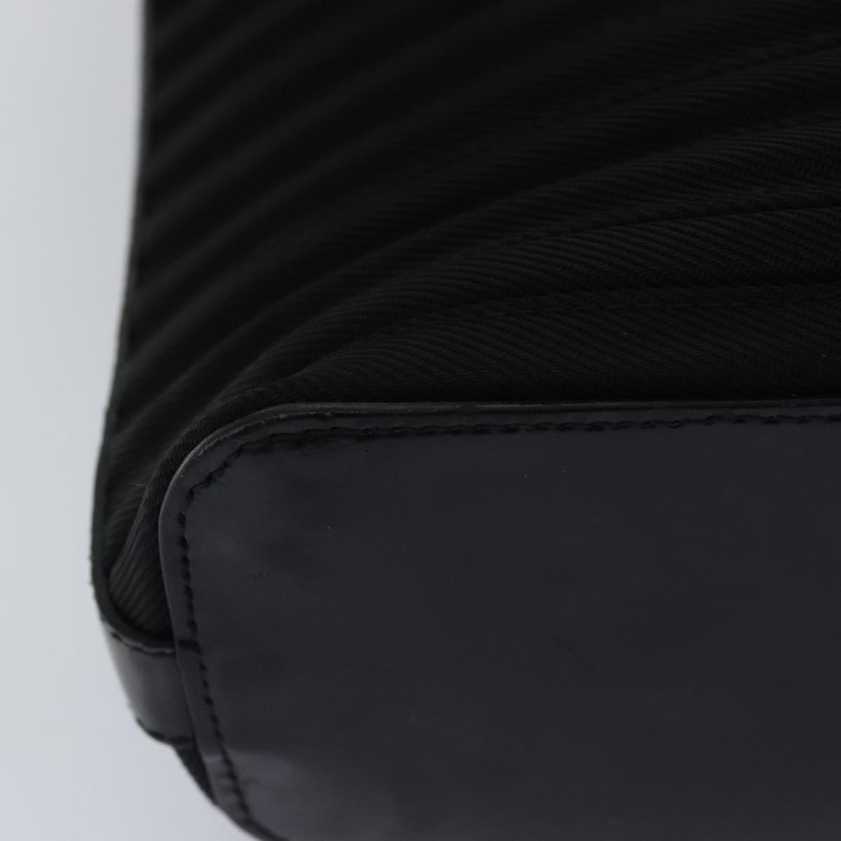 GUCCI Bamboo Hand Bag Nylon Black 002 1998 0352 ep4587