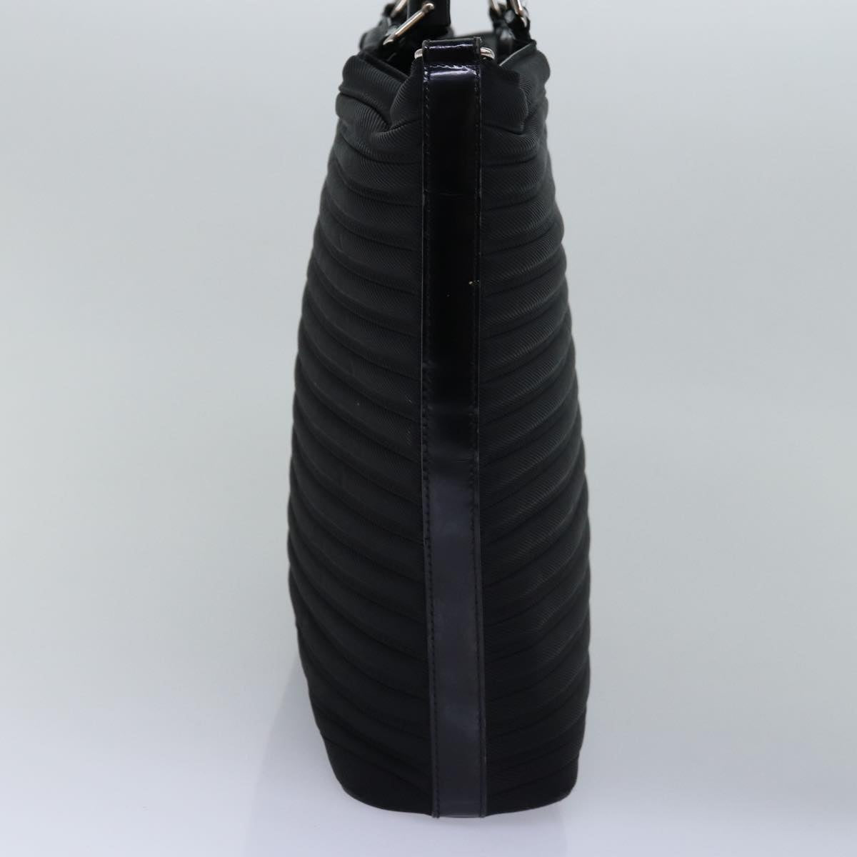 GUCCI Bamboo Hand Bag Nylon Black 002 1998 0352 ep4587