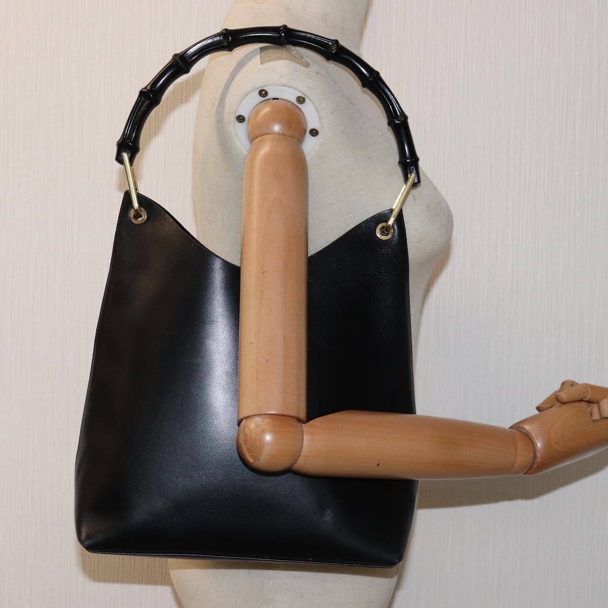 GUCCI Hand Bag Leather Black 001 1553 1880 ep4589