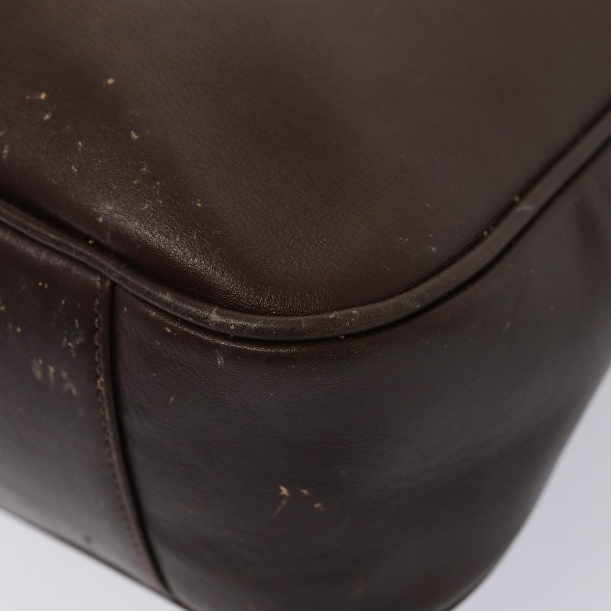 GUCCI Bamboo Shoulder Bag Leather 2way Brown 001 3444 1638 ep4603