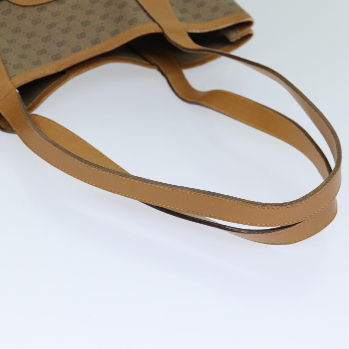 GUCCI Micro GG Supreme Web Sherry Line Tote Bag Beige 002 904 0131 ep4613