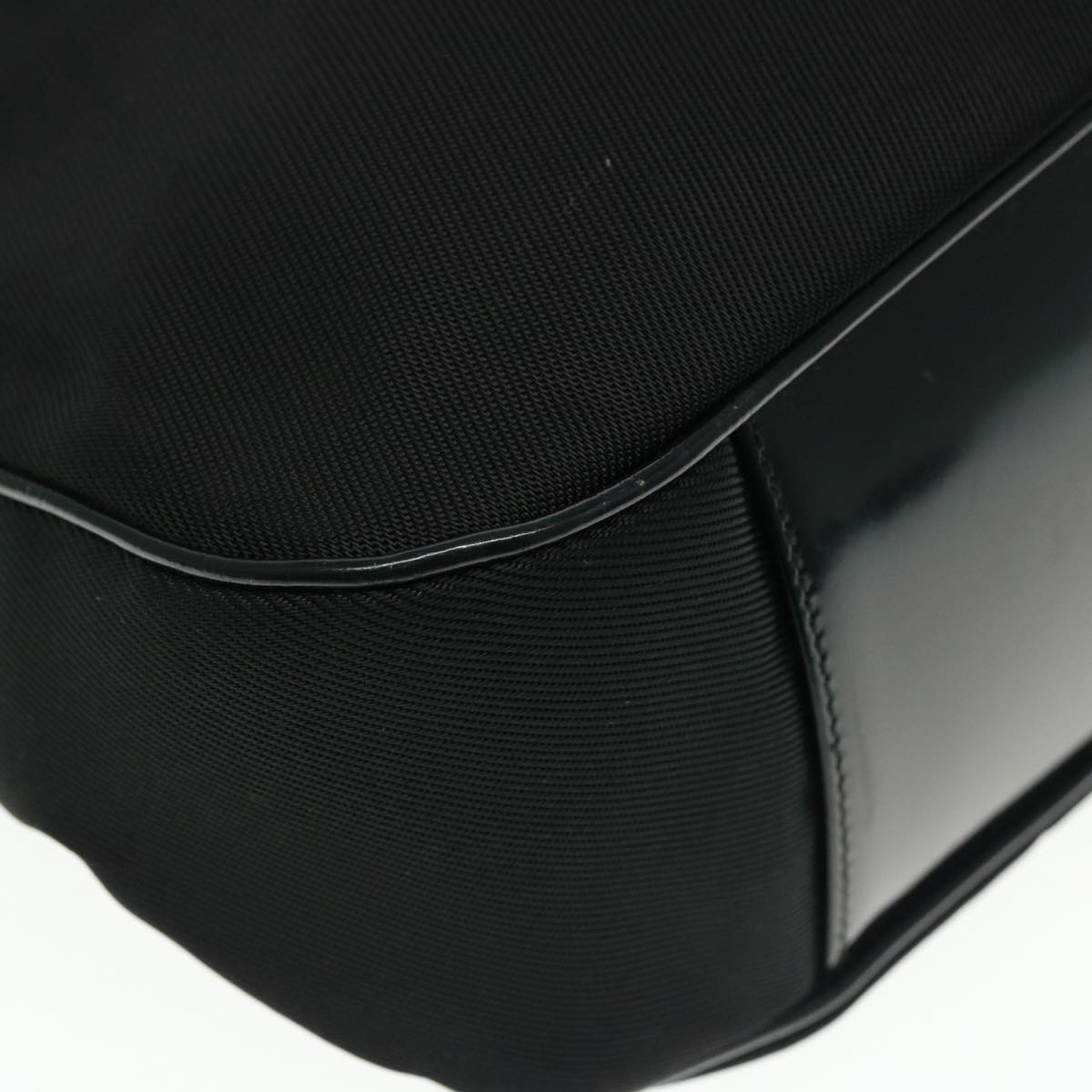 GUCCI Bamboo Shoulder Bag Nylon Black 001 1781 1577 5 ep4616