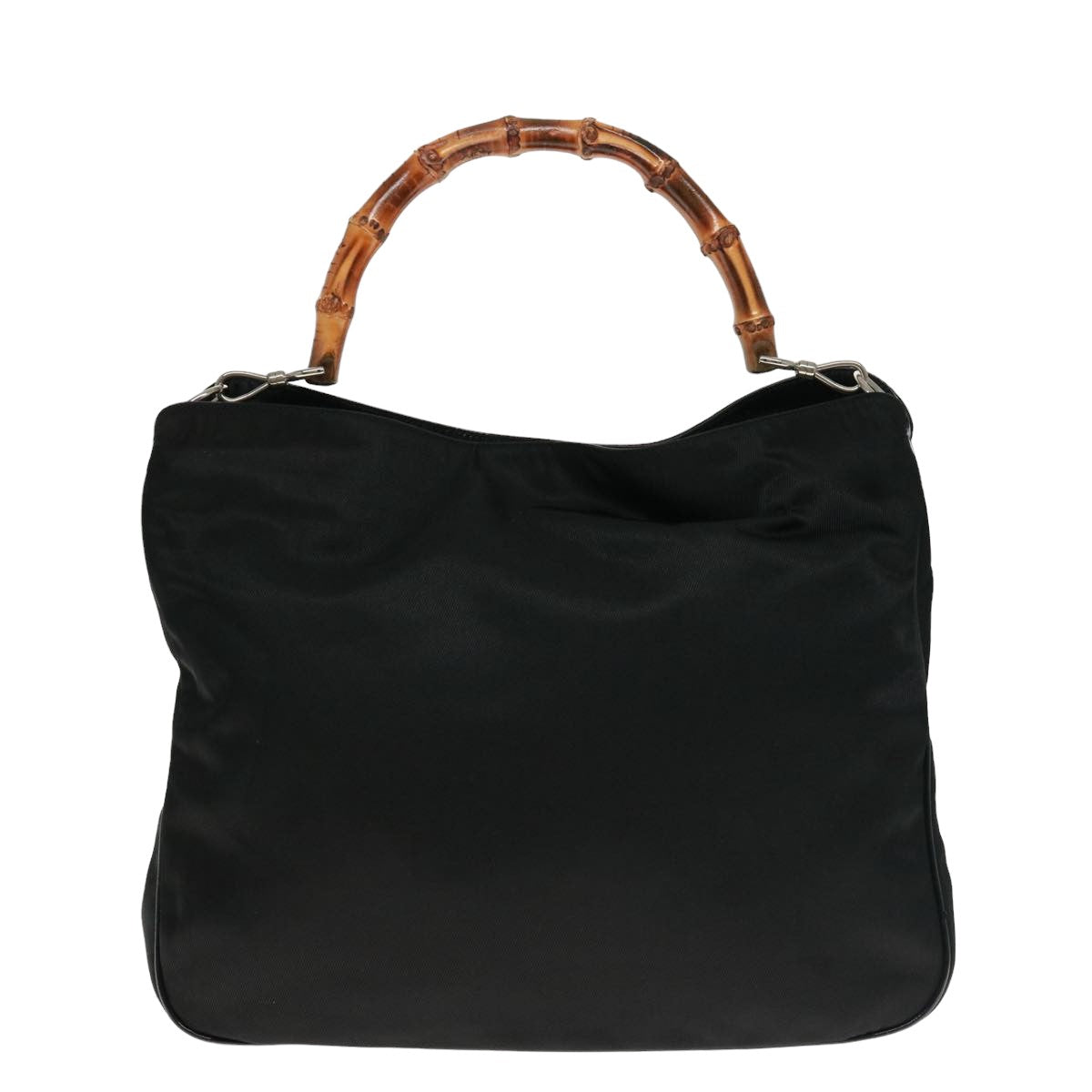 GUCCI Bamboo Shoulder Bag Nylon Black 001 1781 1577 5 ep4616