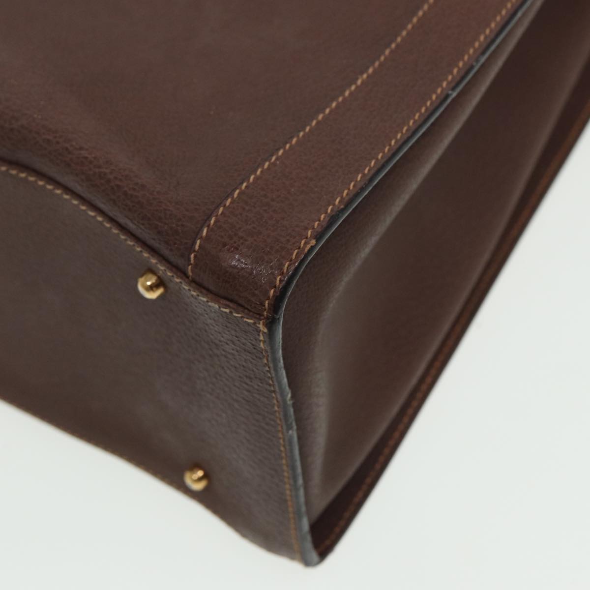 GUCCI Bamboo Hand Bag Leather Brown 002 1186 0259 ep4621