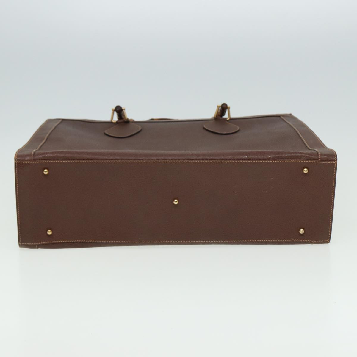 GUCCI Bamboo Hand Bag Leather Brown 002 1186 0259 ep4621