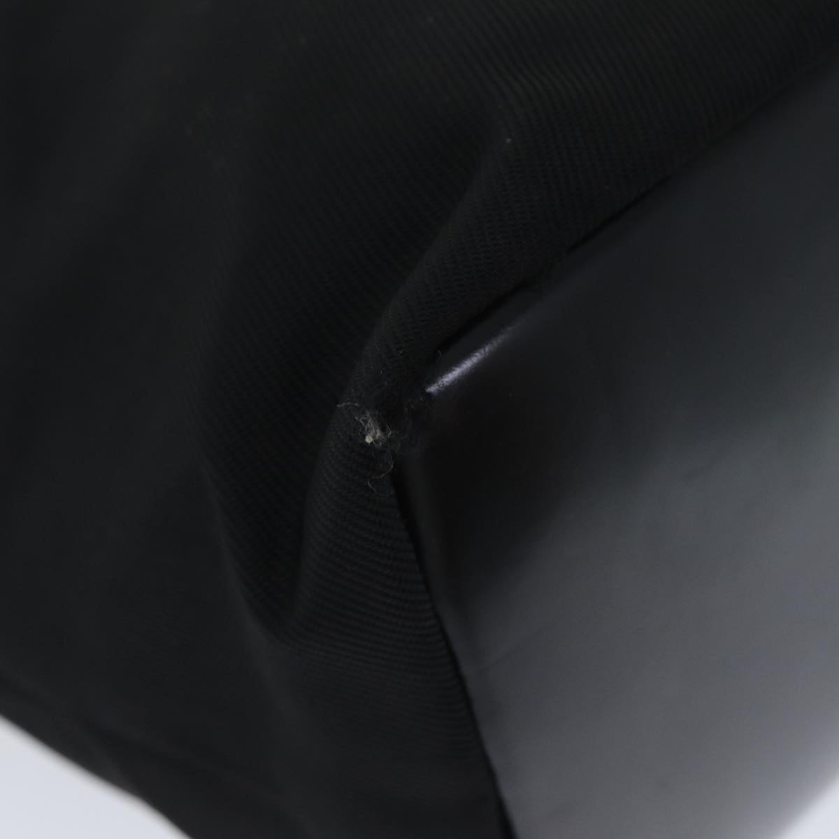 GUCCI Bamboo Shoulder Bag Nylon Black 000 1956 0531 ep4641