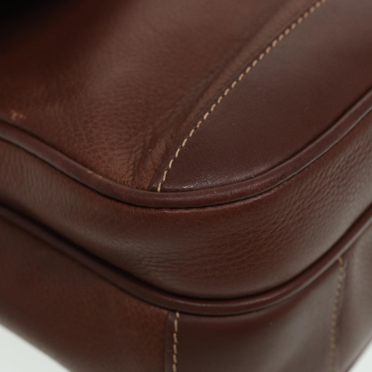 GUCCI Shoulder Bag Leather Brown 001 14 0925 ep4642