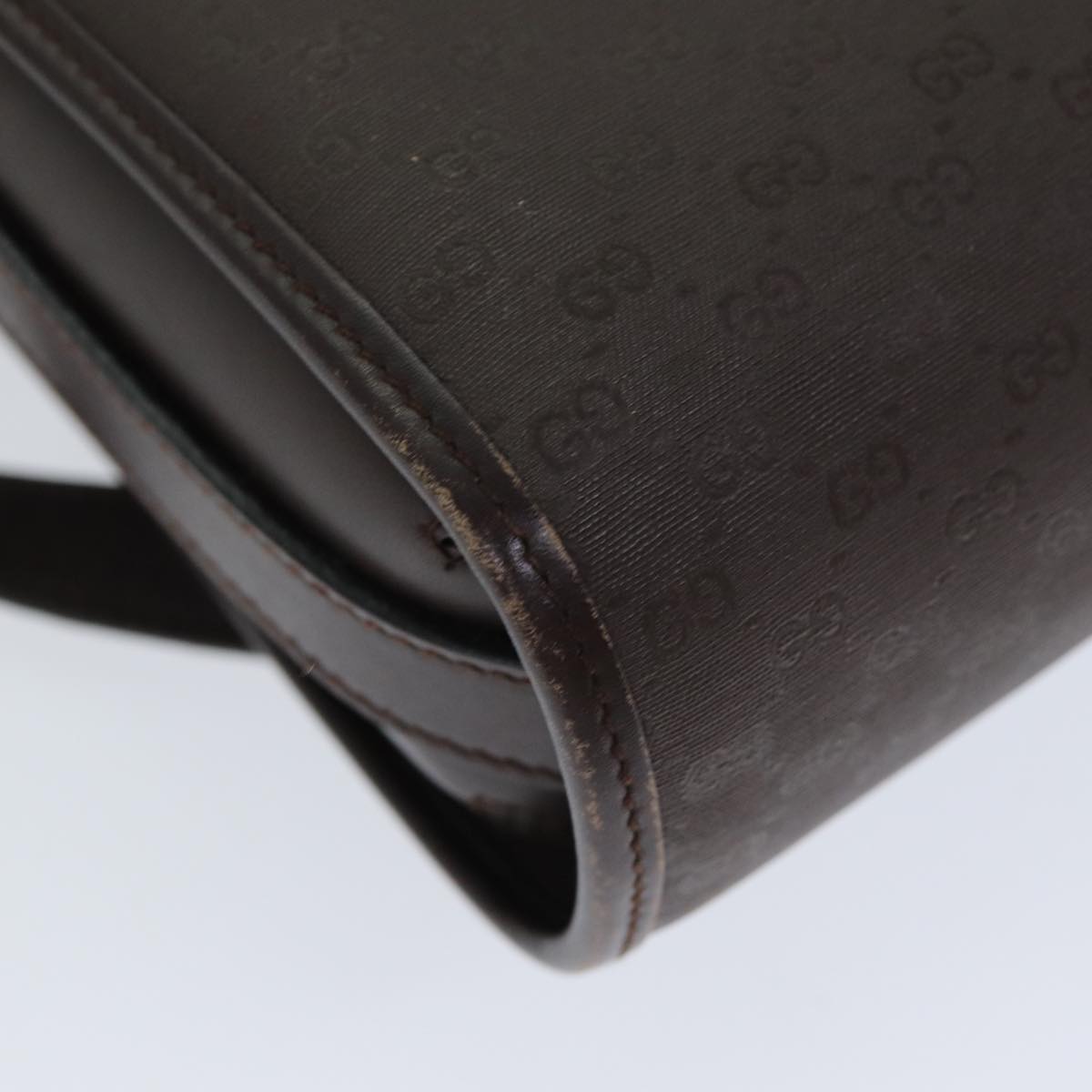 GUCCI Micro GG Supreme Shoulder Bag PVC Brown 001 14 0712 ep4661