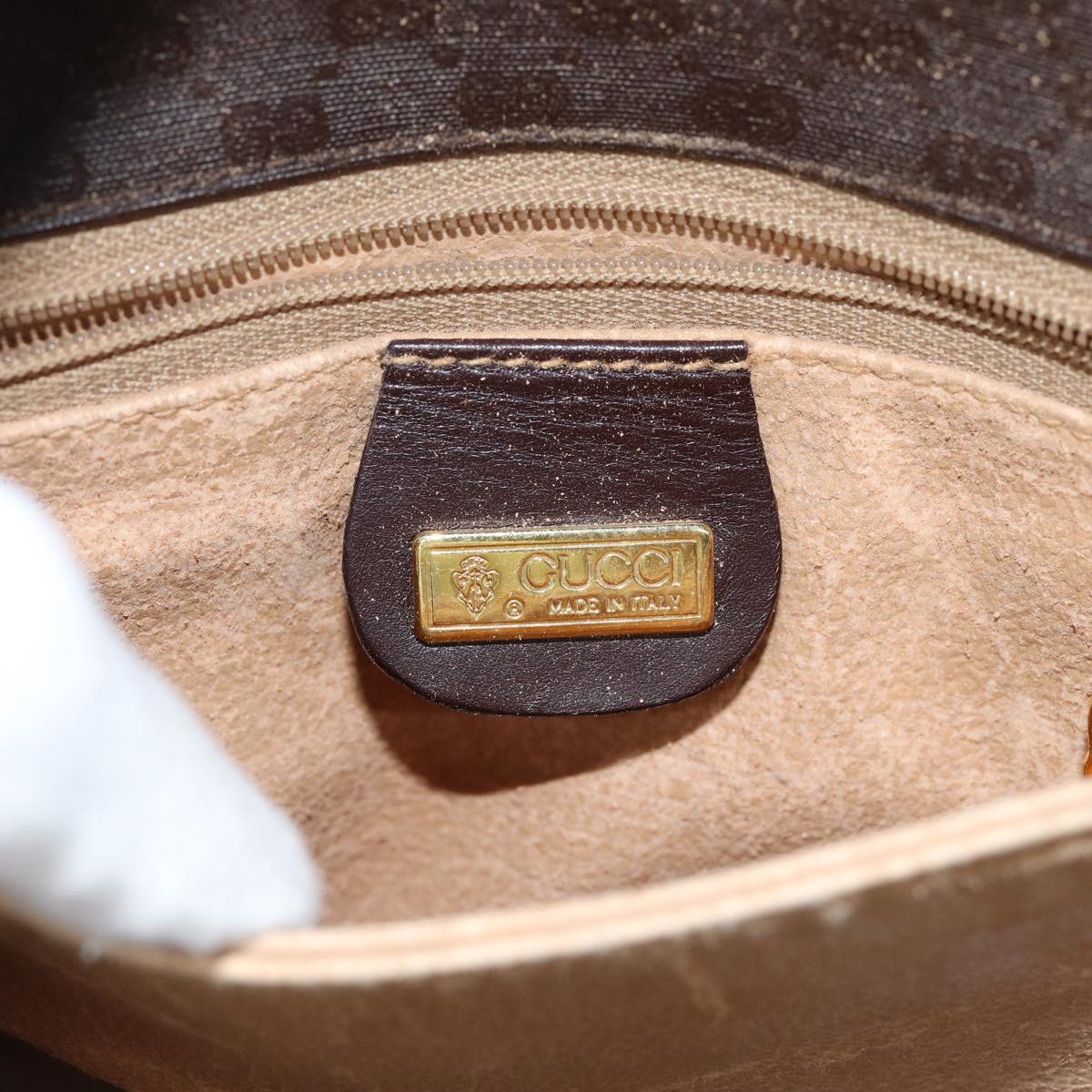 GUCCI Micro GG Supreme Shoulder Bag PVC Brown 001 14 0712 ep4661