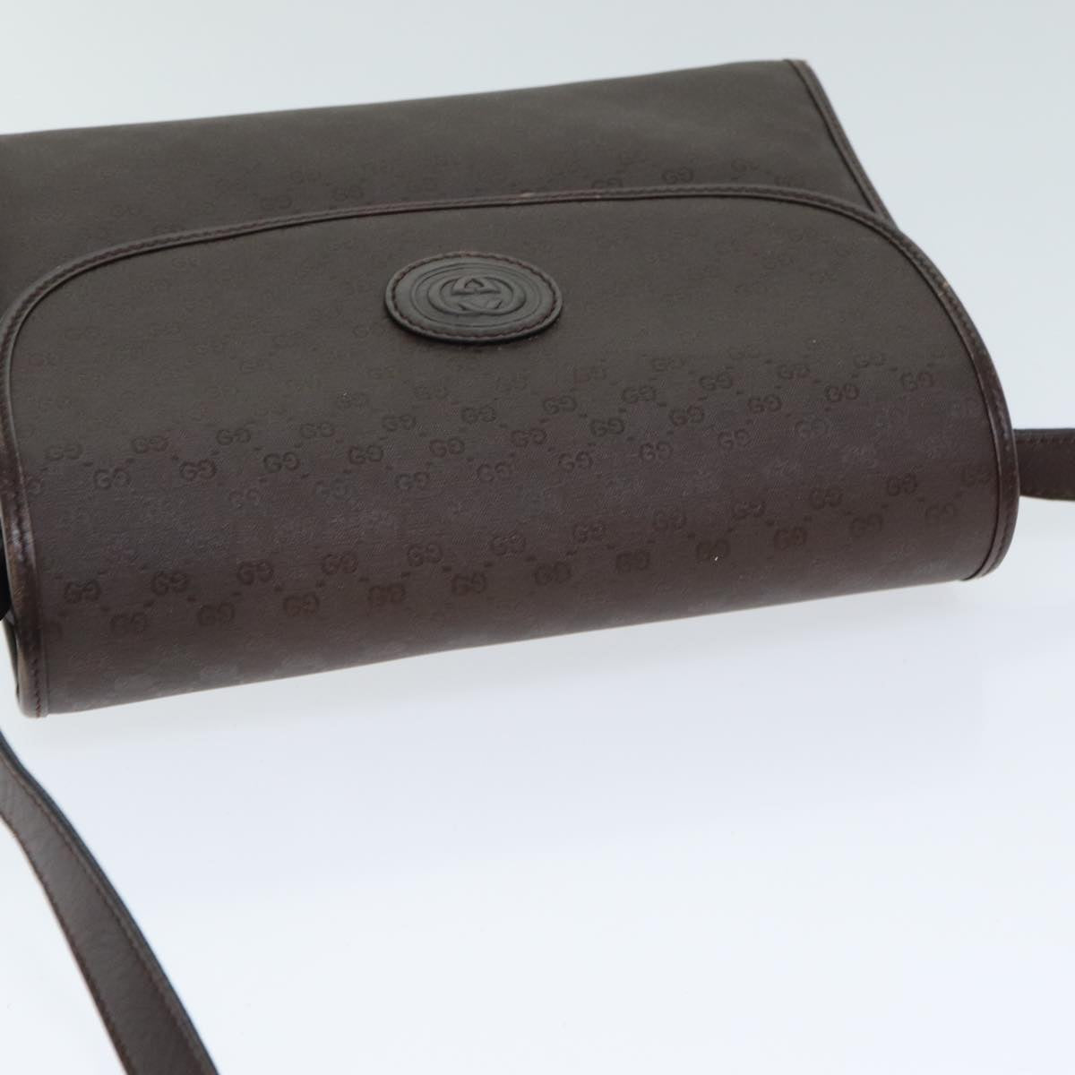 GUCCI Micro GG Supreme Shoulder Bag PVC Brown 001 14 0712 ep4661