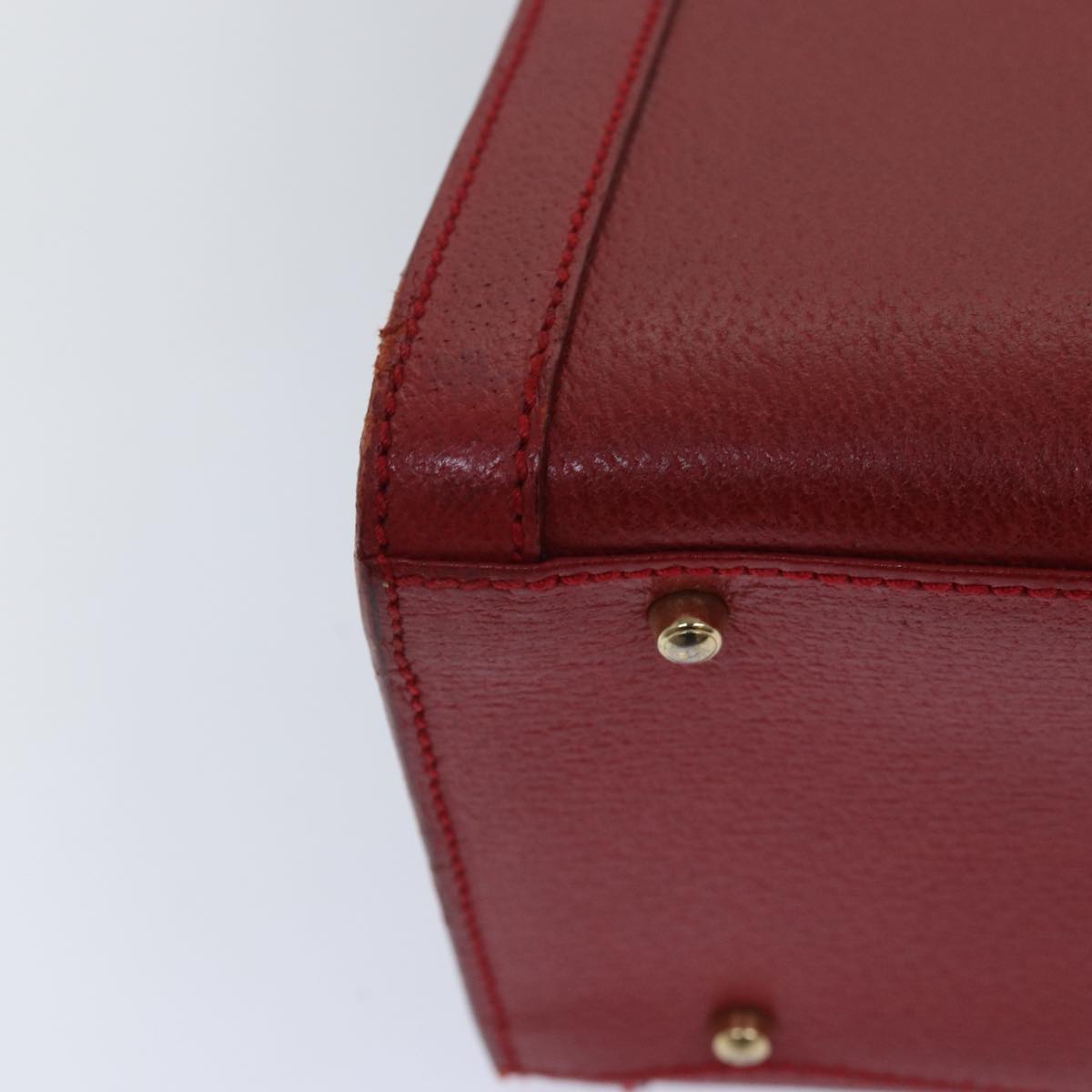 GUCCI Bamboo Hand Bag Leather Red 002 1186 0260 ep4665
