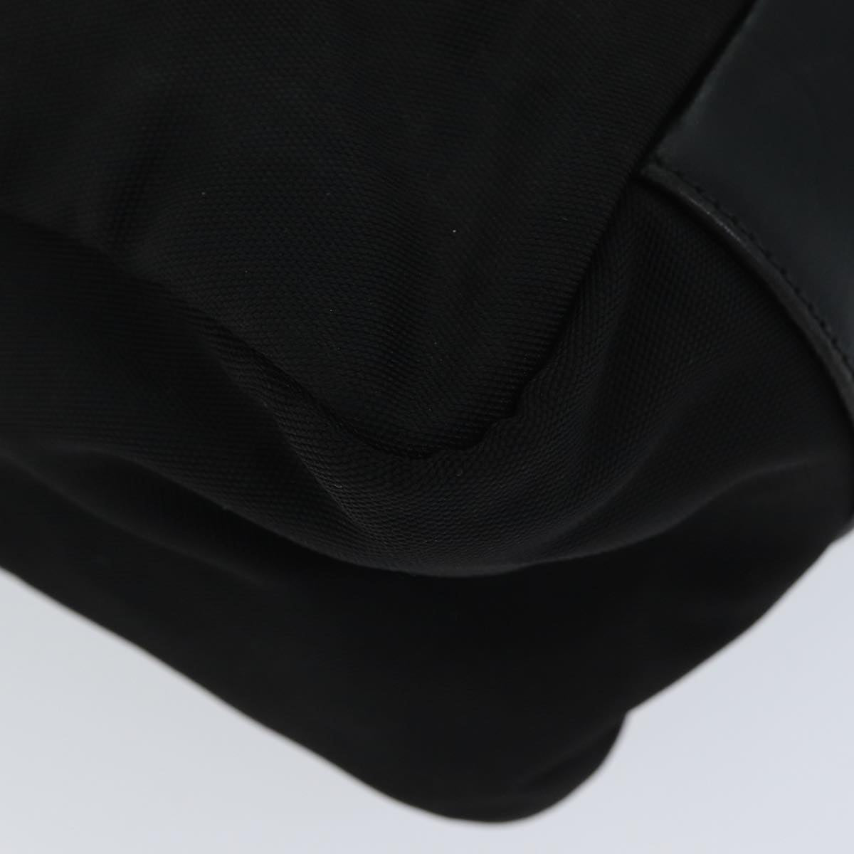 GUCCI Bamboo Hand Bag Nylon Black 000 0509 ep4666