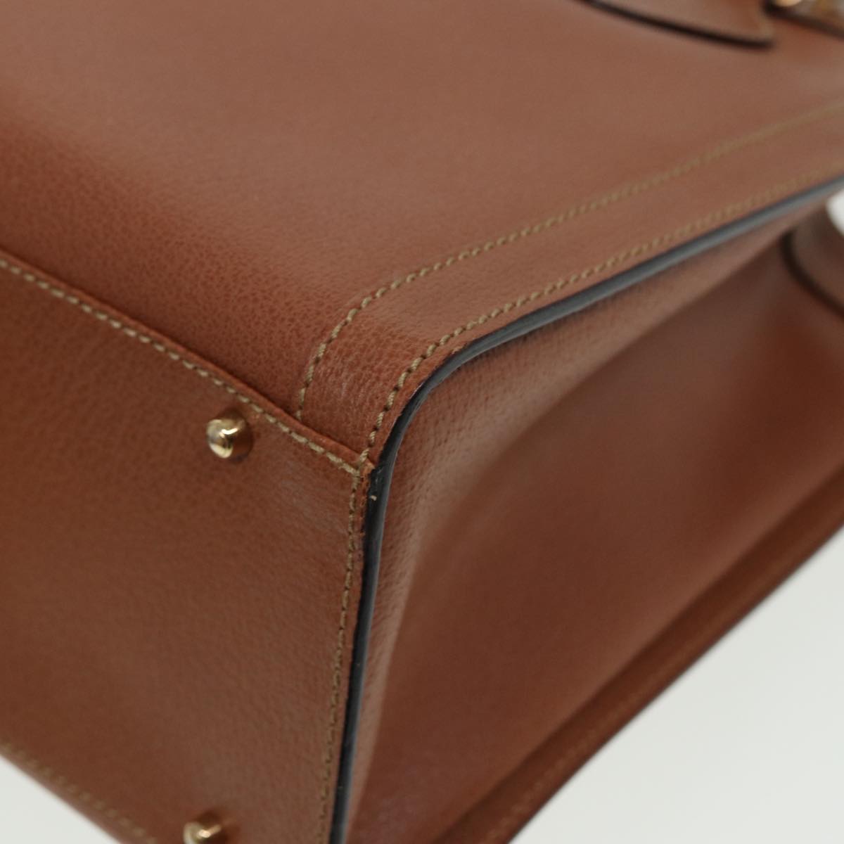 GUCCI Bamboo Hand Bag Leather Brown 002 1186 0260 ep4671