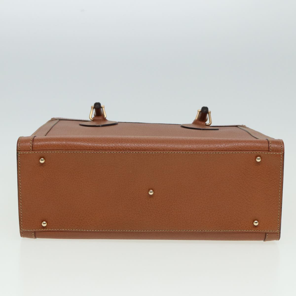 GUCCI Bamboo Hand Bag Leather Brown 002 1186 0260 ep4671