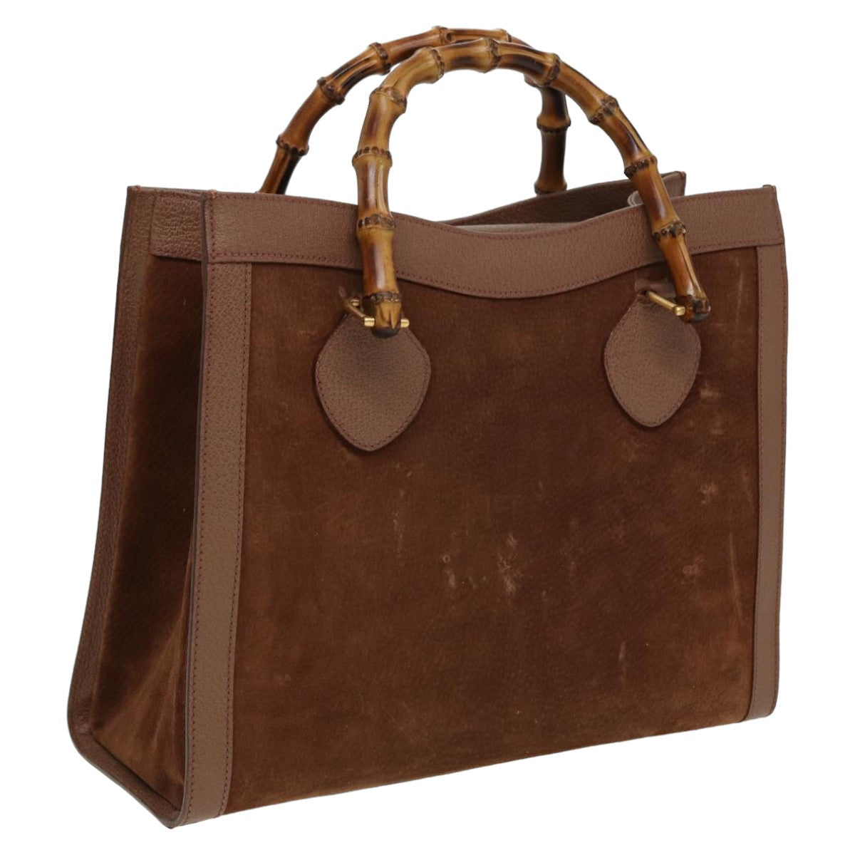 GUCCI Bamboo Hand Bag Leather Brown 002 1095 0260 ep4672