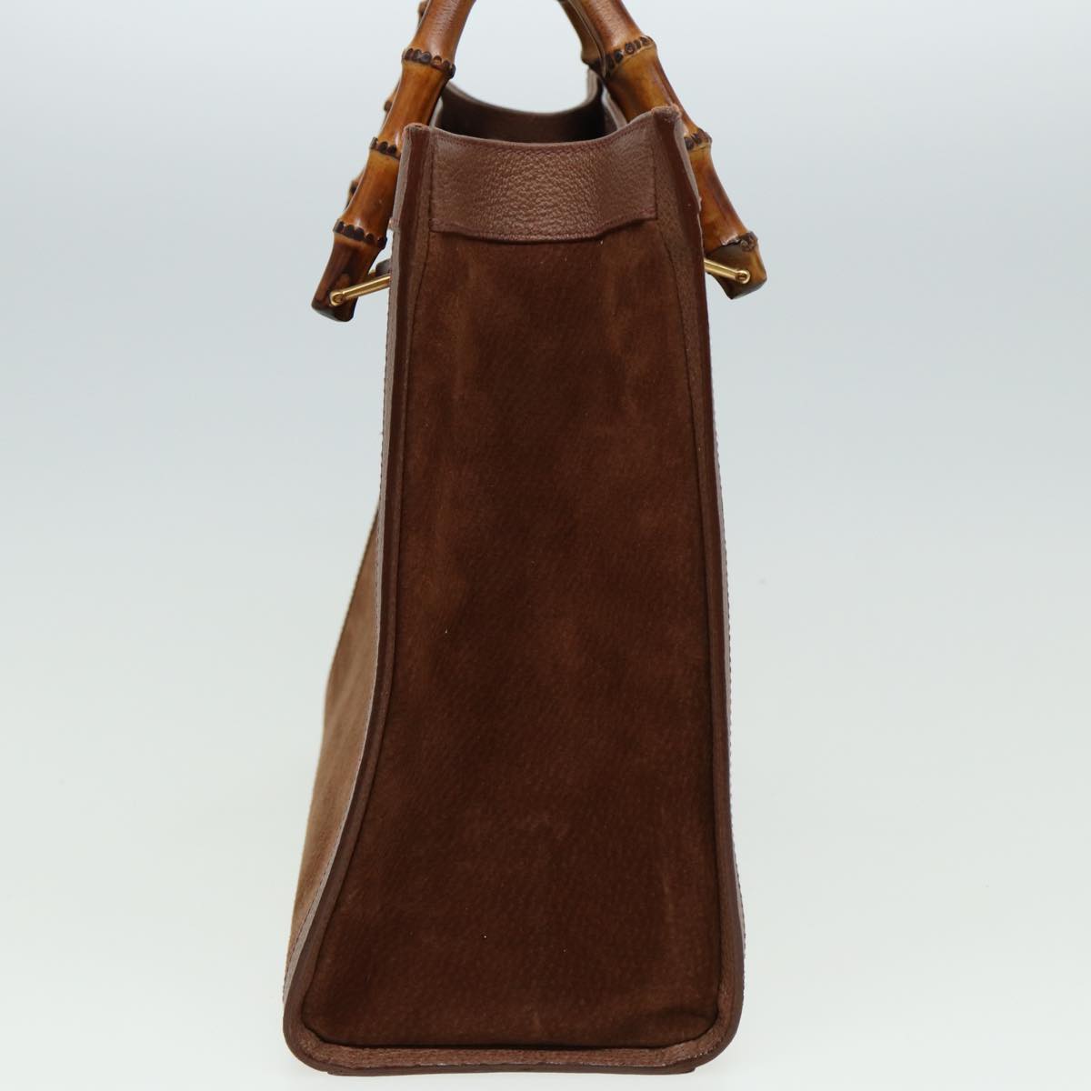 GUCCI Bamboo Hand Bag Leather Brown 002 1095 0260 ep4672
